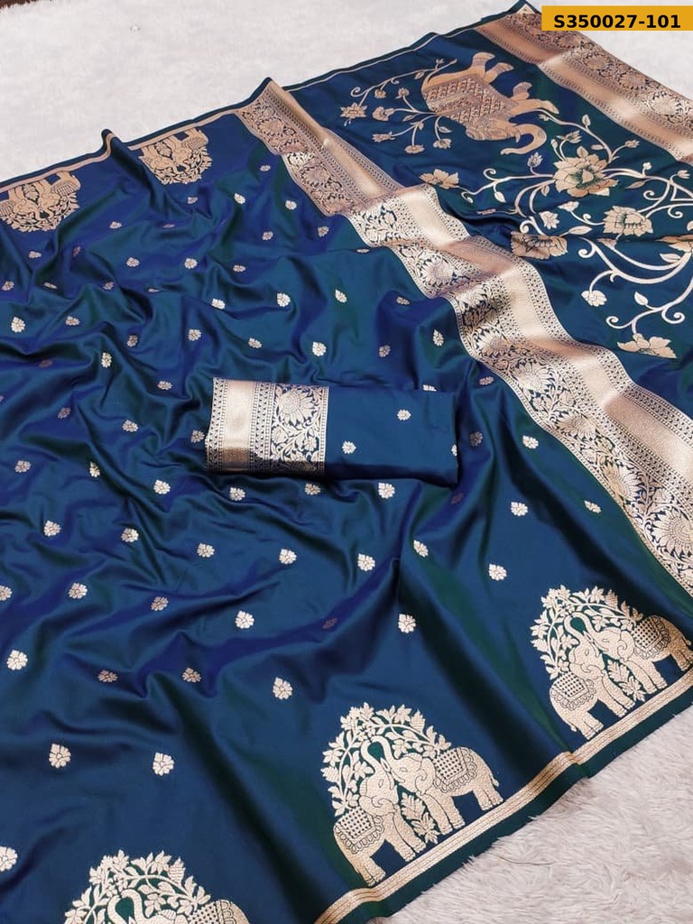 Fancy Soft Banarasi Silk Saree