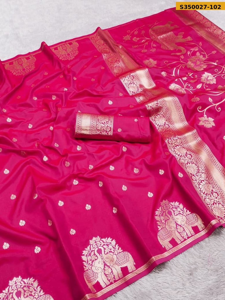 Fancy Soft Banarasi Silk Saree