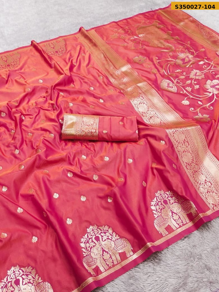 Fancy Soft Banarasi Silk Saree