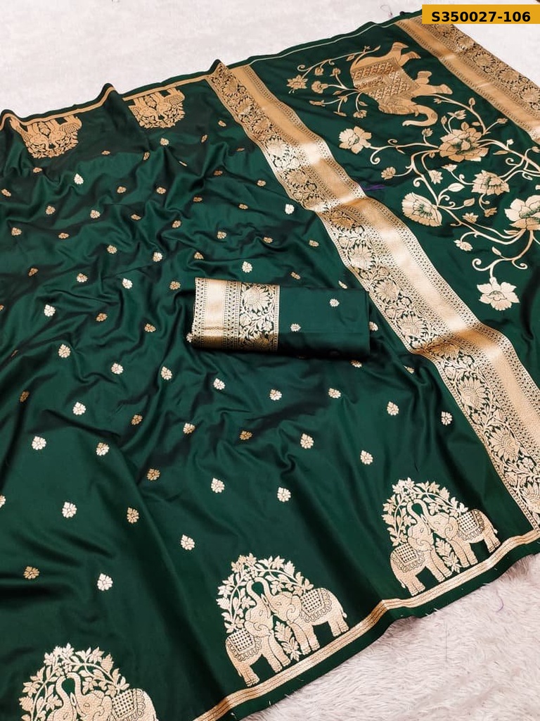 Fancy Soft Banarasi Silk Saree