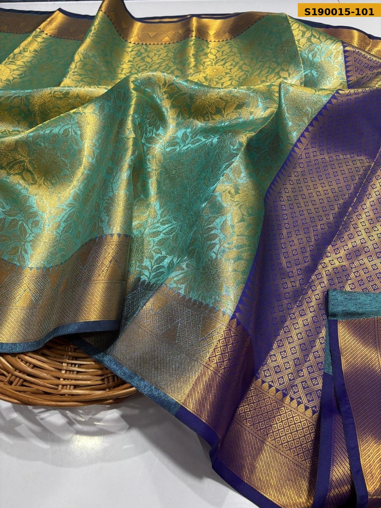 Fancy Banarasi Soft Tissue Saree