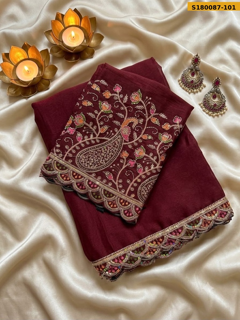 Fancy Star Georgette Saree