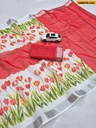 Fancy Soft Linen Saree