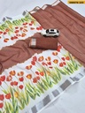 Fancy Soft Linen Saree