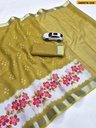 Fancy Soft Linen Saree