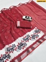 Fancy Soft Linen Saree