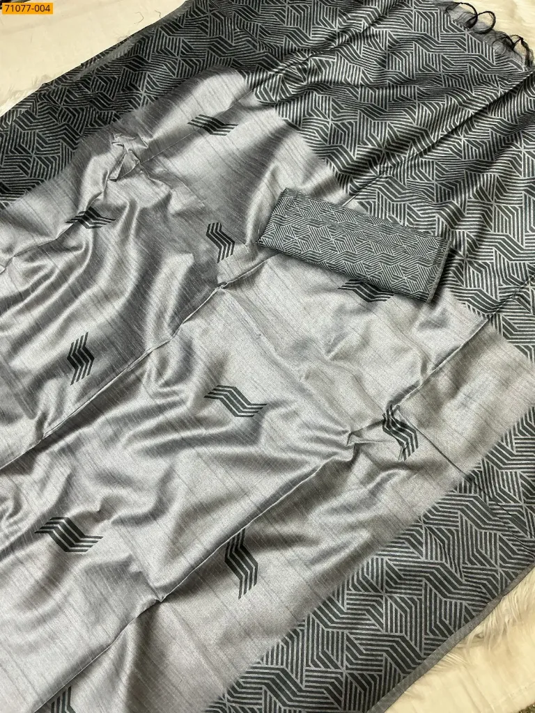 Soft Linen Silk Saree