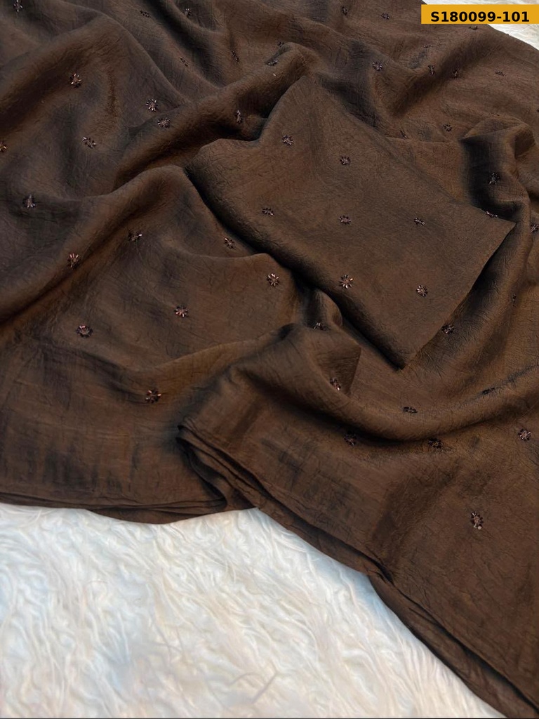 Fancy Rangoli Crush Silk Saree