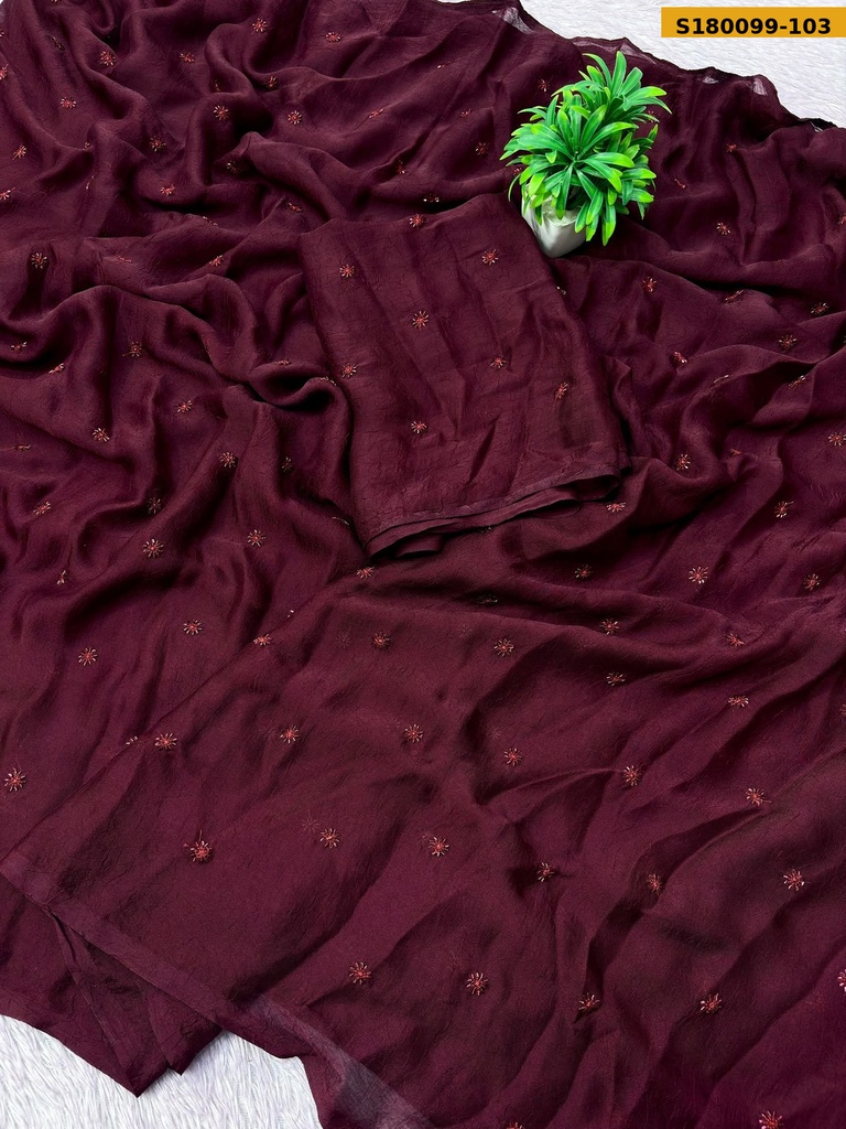 Fancy Rangoli Crush Silk Saree