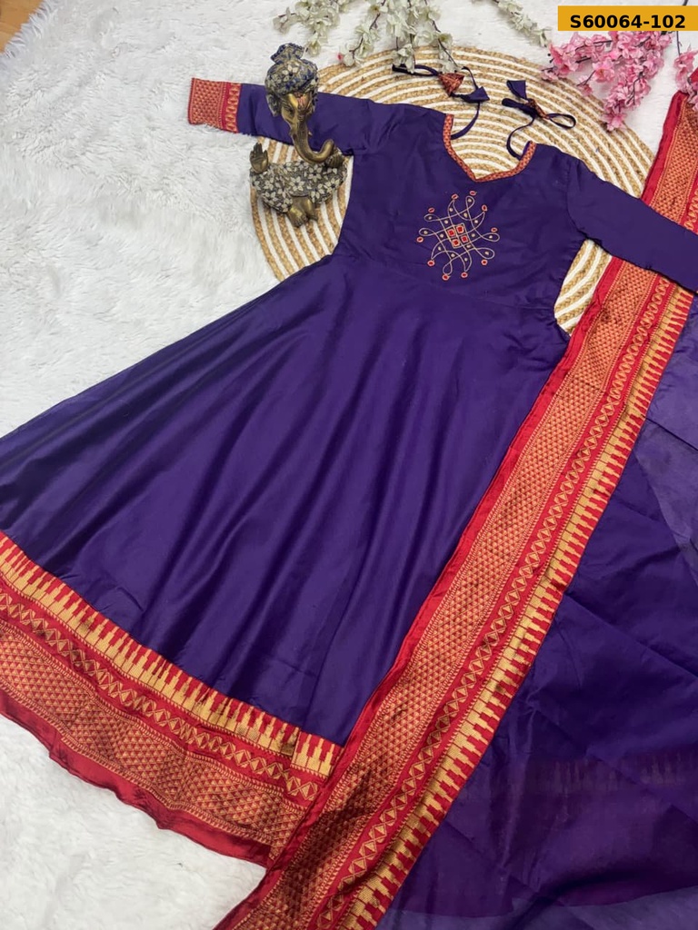 Fancy Span Cotton Kurti With Dupatta