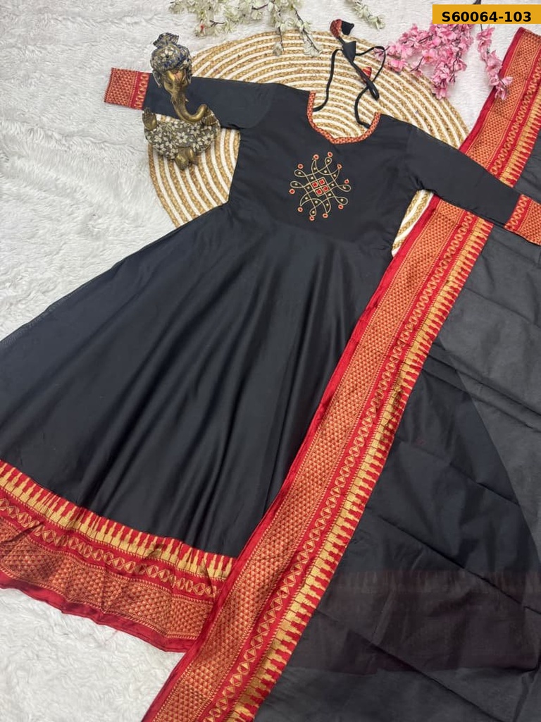 Fancy Span Cotton Kurti With Dupatta