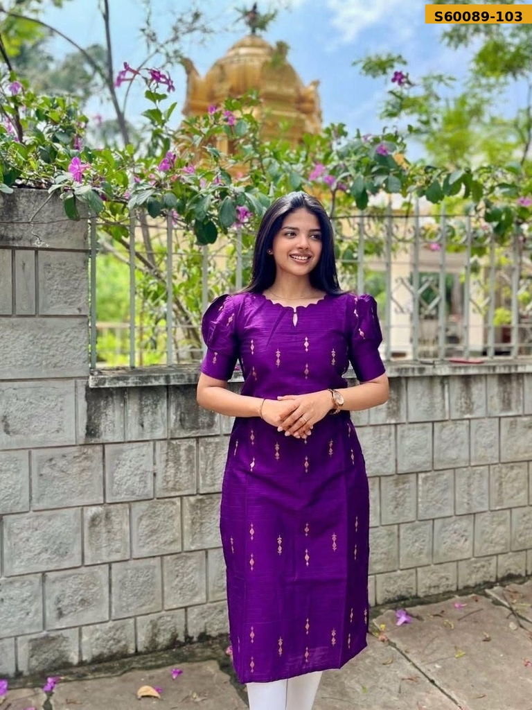 Fancy Roman Silk Kurti