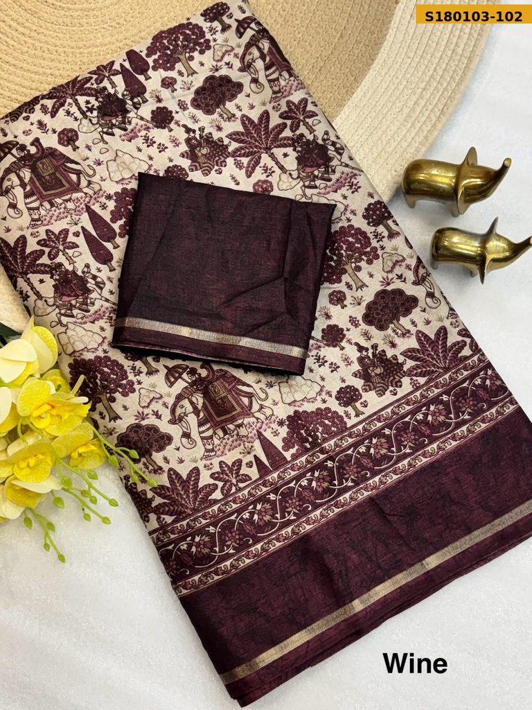 Fancy Tasva Silk Saree