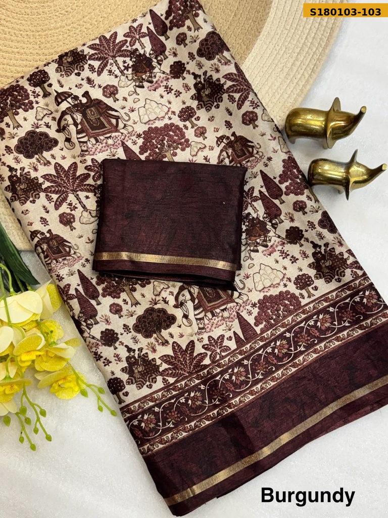 Fancy Tasva Silk Saree