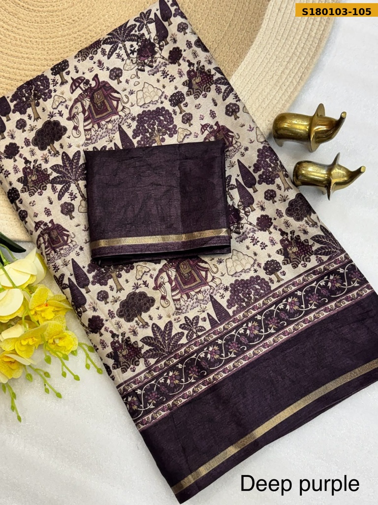 Fancy Tasva Silk Saree