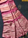 Fancy Crepe Khadi Tissue Paithani Silk Saree