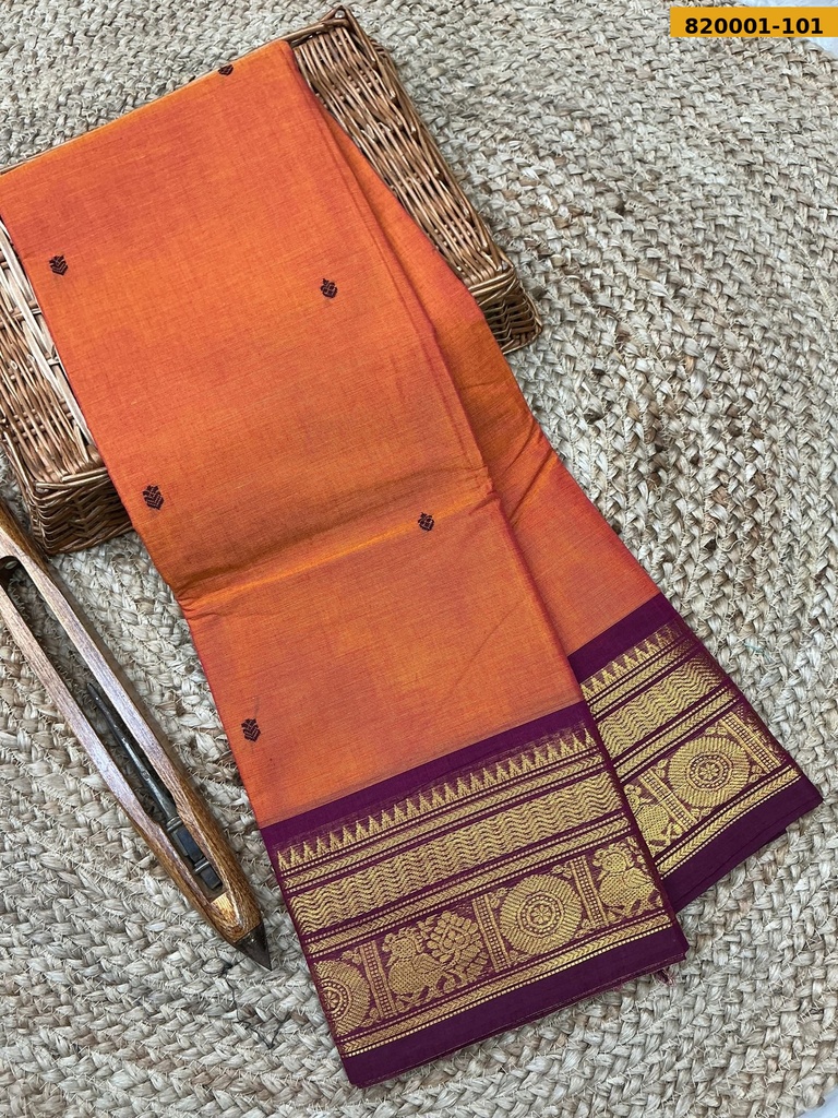 [820001-101] Kanchi Cotton Saree (820001-101)