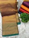 Fancy gold coin butta silk sarees