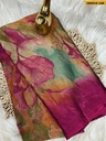 Fancy Metallic chiffon saree