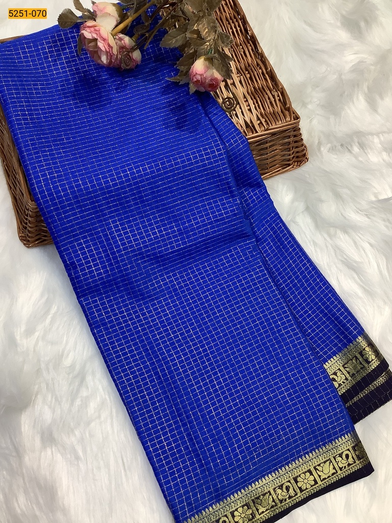 Fancy Mysore Crepe Silk Saree