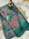 Fancy Metallic chiffon saree