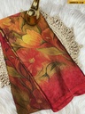 Fancy Metallic chiffon saree