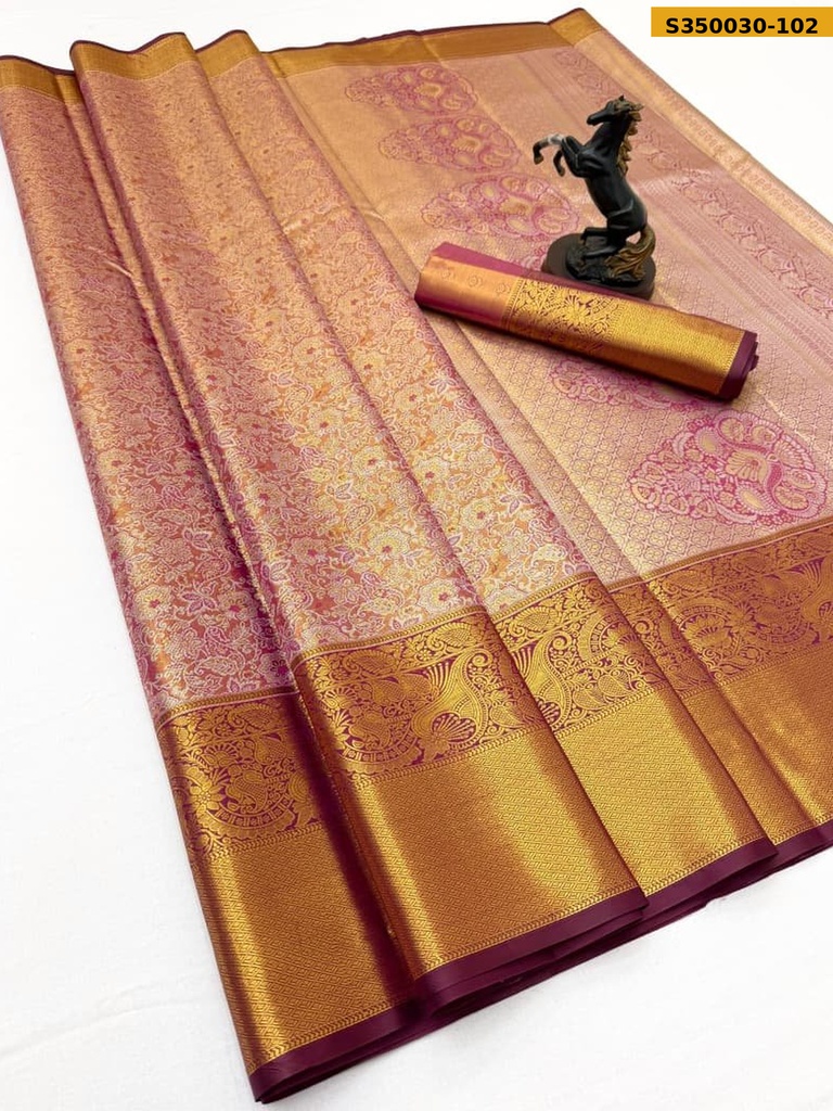 Fancy Kanjivaram Tissue Silk Saree