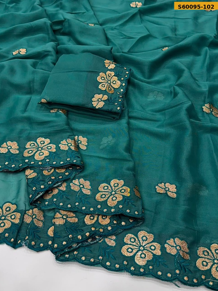 Fancy Star Georgette Saree