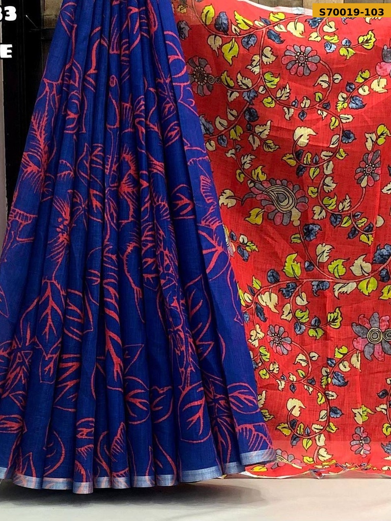 Fancy Soft Linen Saree