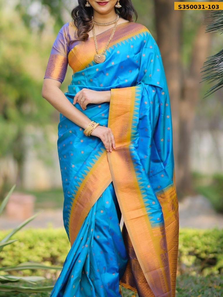 Kanji Gadwal Silk Saree