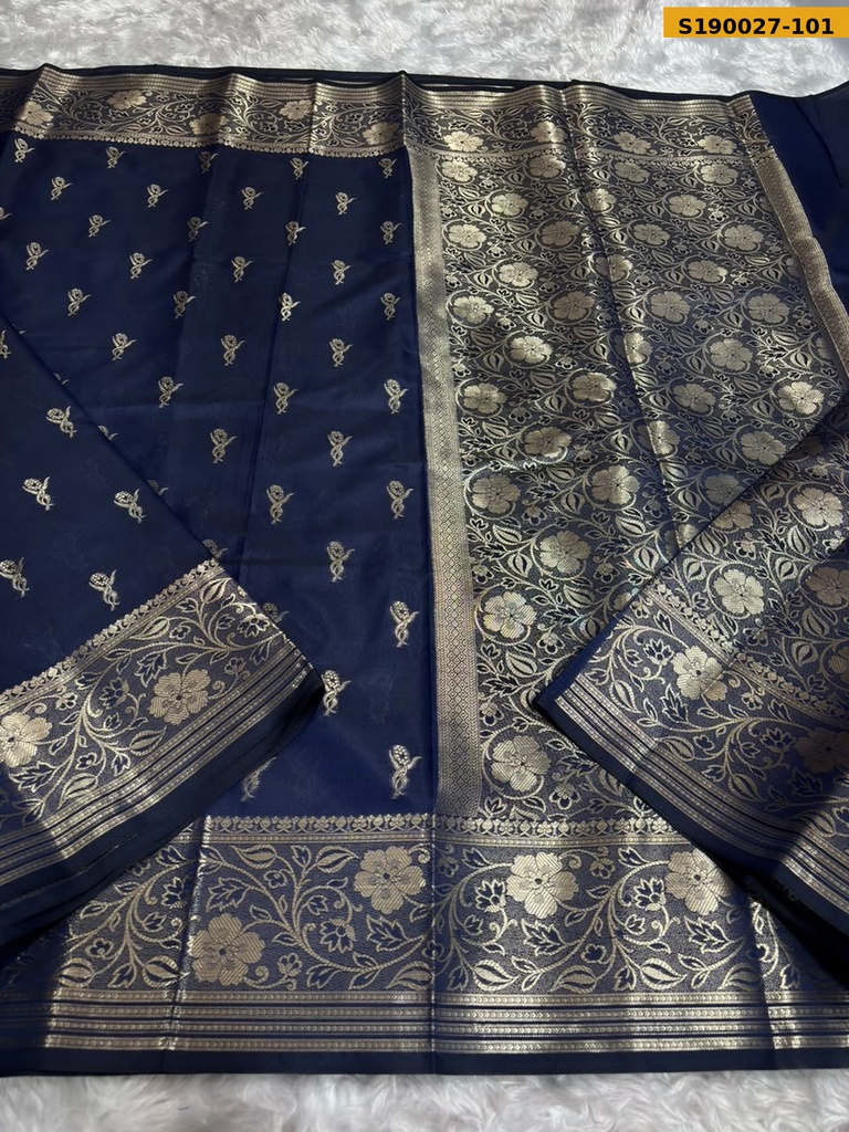 Banarsi Semi Kataan Soft Silk Saree