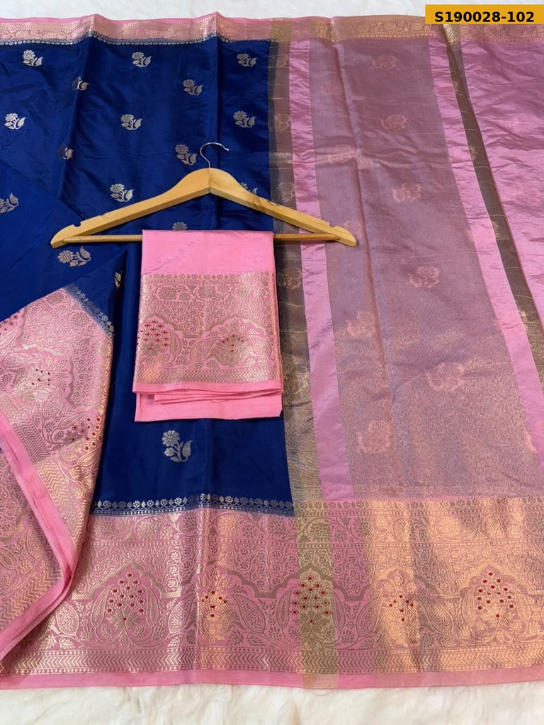 Banarsi Raw Mango Silk Saree