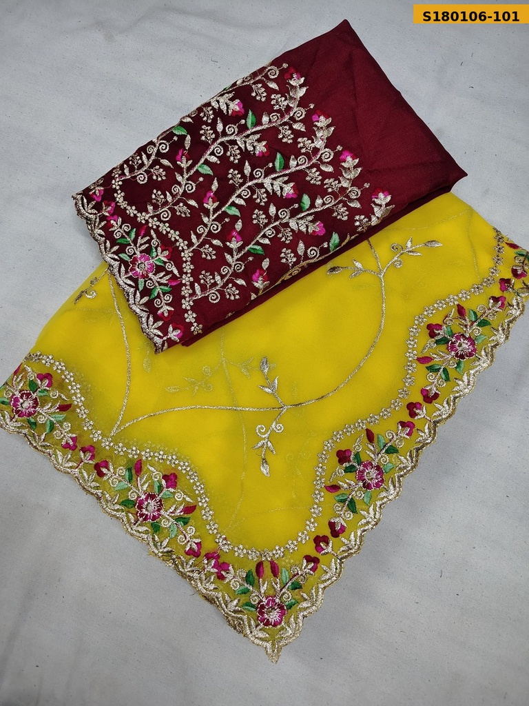 Fancy Georgette Saree