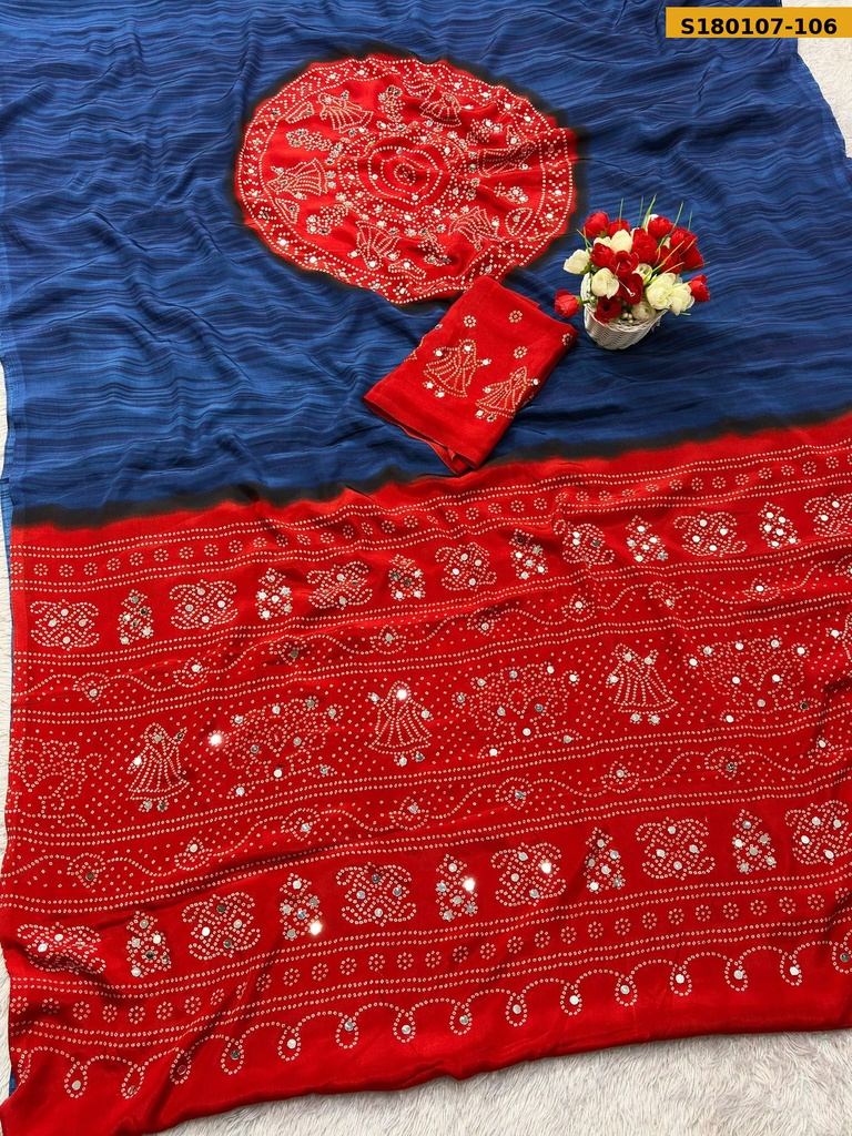 Fancy Gajji Soft Silk Saree