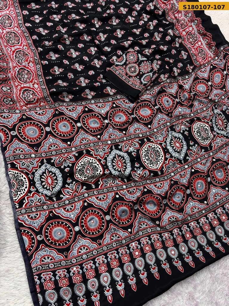 Fancy Gajji Soft Silk Saree