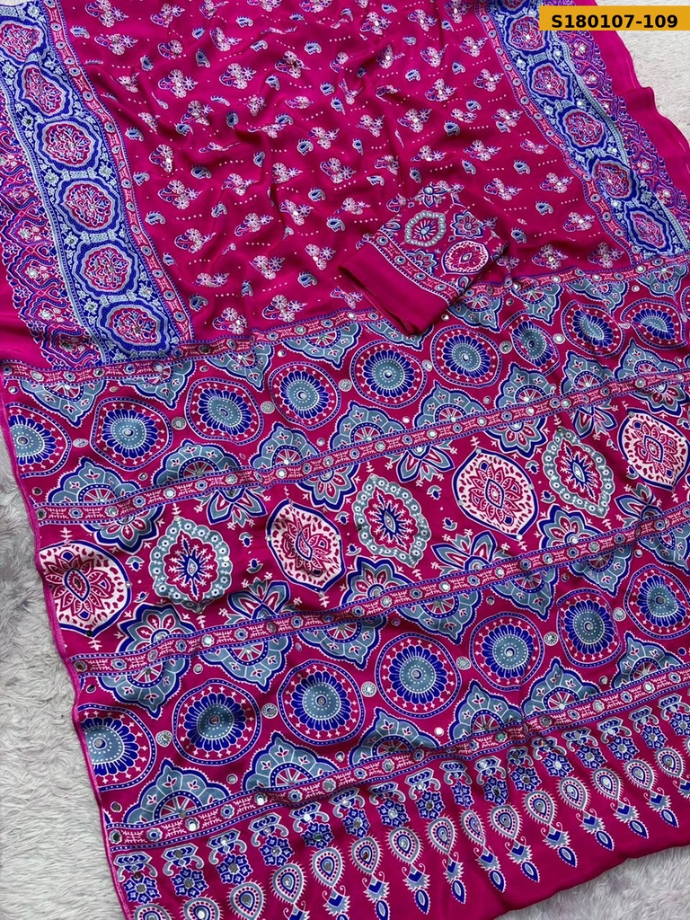 Fancy Gajji Soft Silk Saree