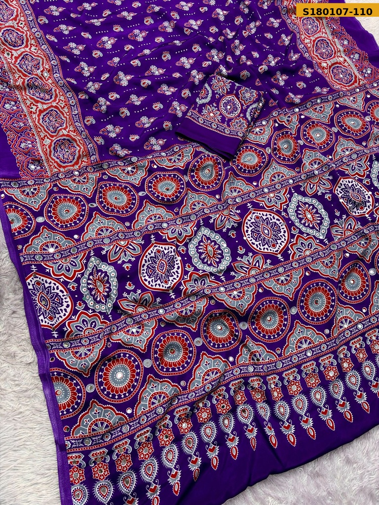 Fancy Gajji Soft Silk Saree
