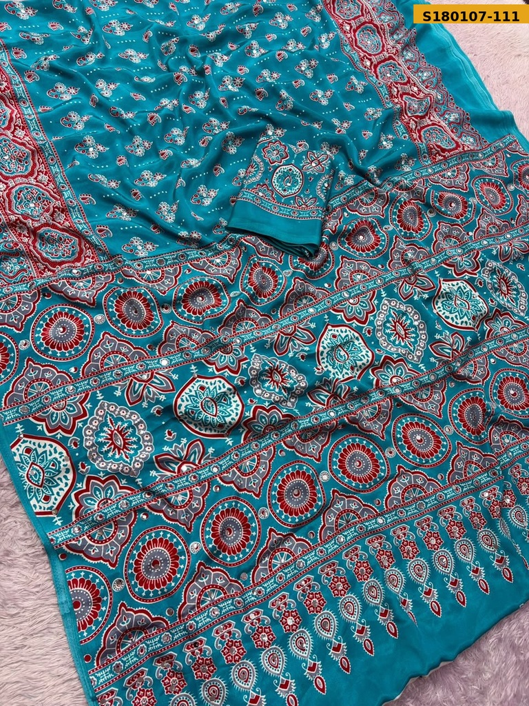 Fancy Gajji Soft Silk Saree