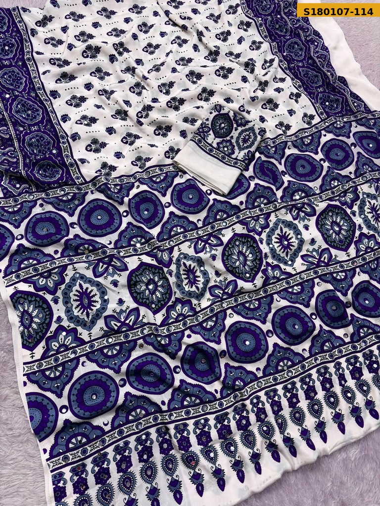 Fancy Gajji Soft Silk Saree