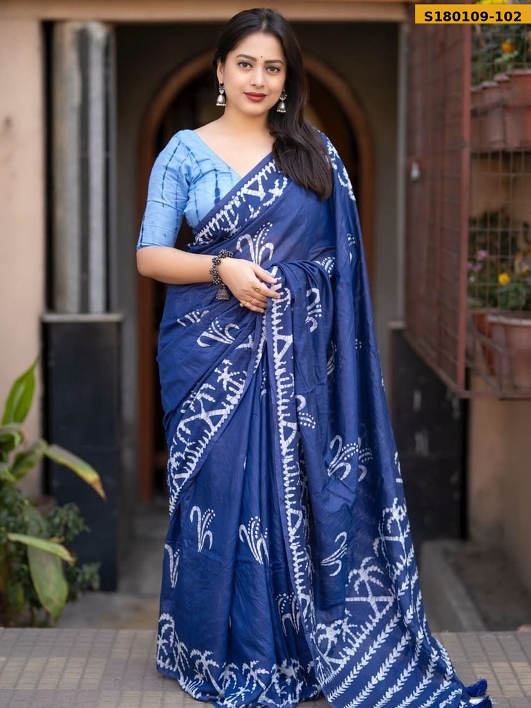 Fancy Soft Chanderi Cotton Saree