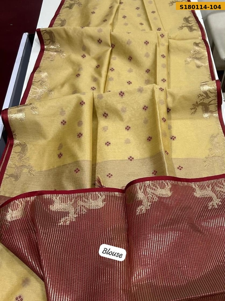 Fancy Khadi Raw Silk Saree