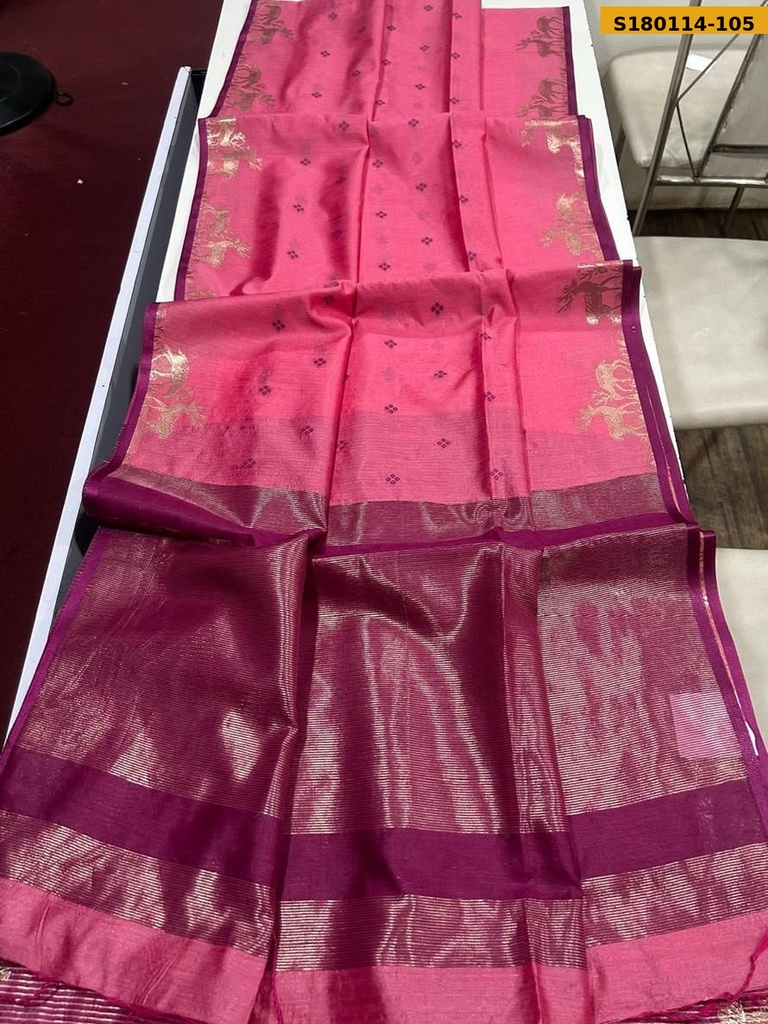 Fancy Khadi Raw Silk Saree