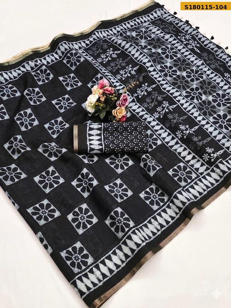 Fancy Mulmul Cotton Saree