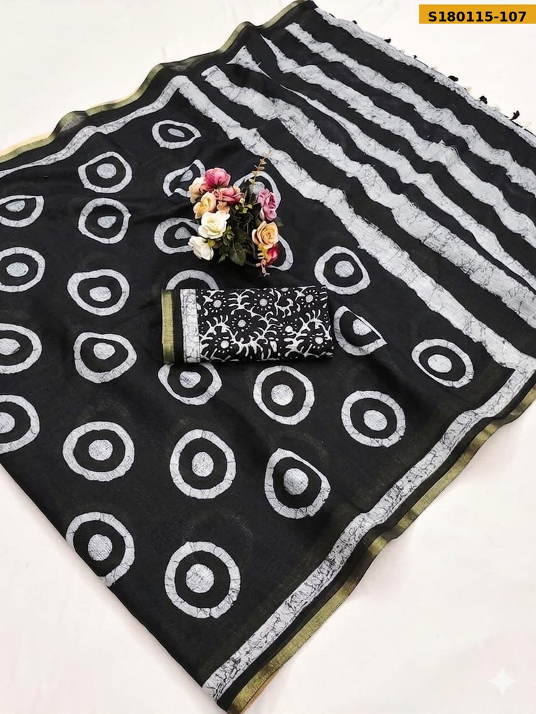 Fancy Mulmul Cotton Saree
