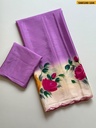 Fancy Soft Chinnon Saree