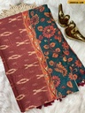 Ikkatkari Fancy Chanderi Silk Saree