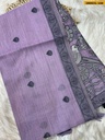 Fancy Chandani Muga cotton saree
