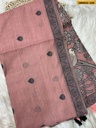 Fancy Chandani Muga cotton saree