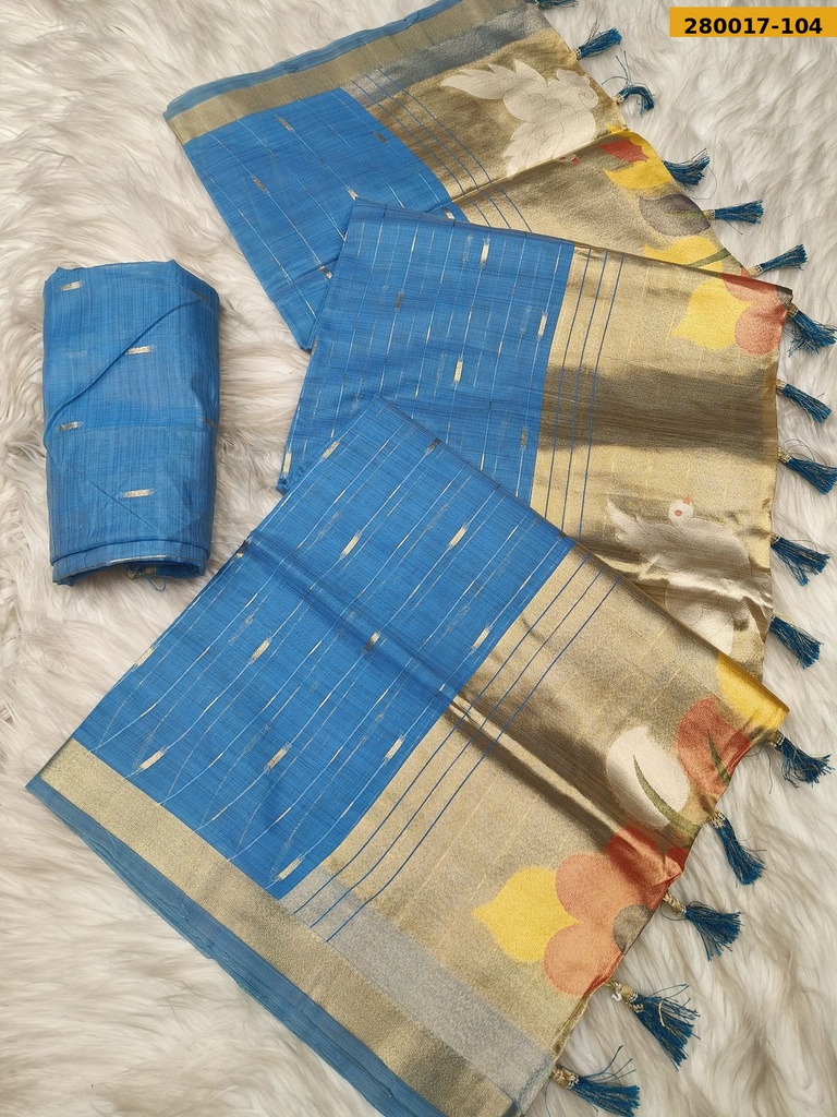 Khusboo Fancy Muga Cotton Saree
