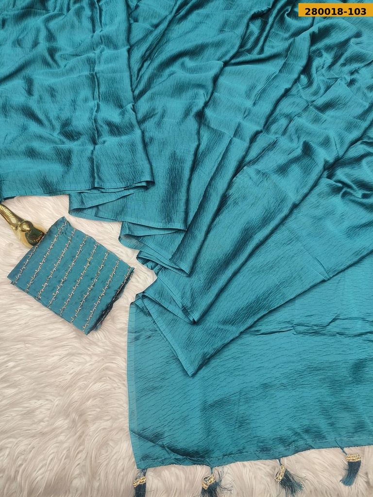 Fancy Ranga vihar crush silk saree